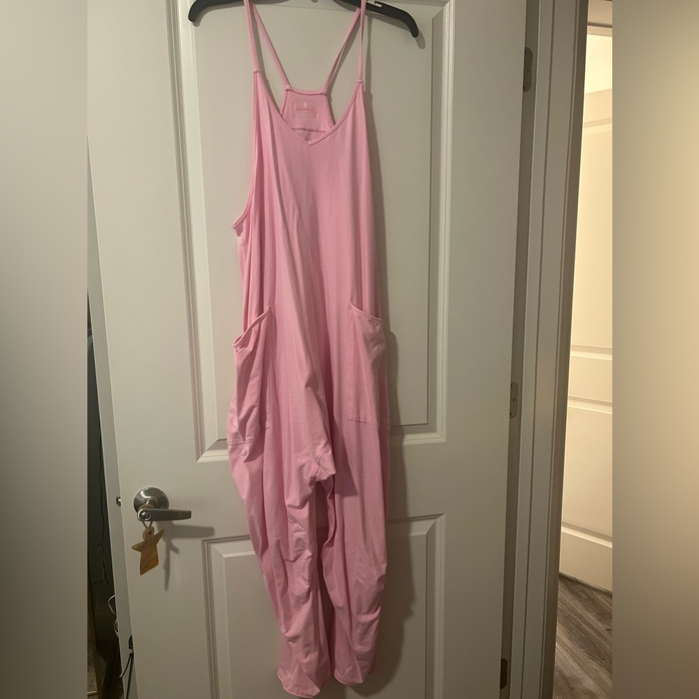 Free People Movement Hot Shot Onesie in pink
